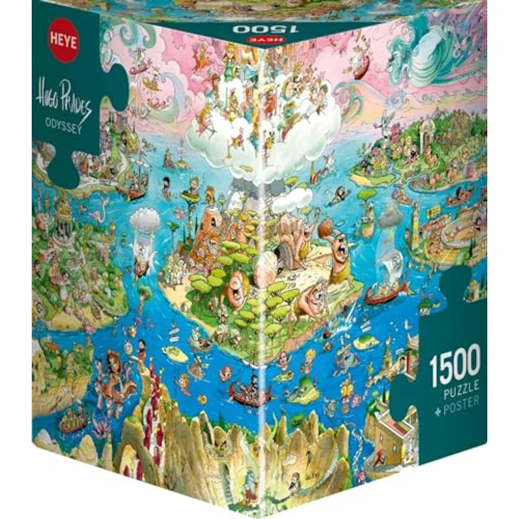 Heye Odyssey Puzzle, 1500 Teile mit hochwertiger Qualität und einzigartigem Motiv von Hugo Prades, 50 x 70 cm – Bild 1
