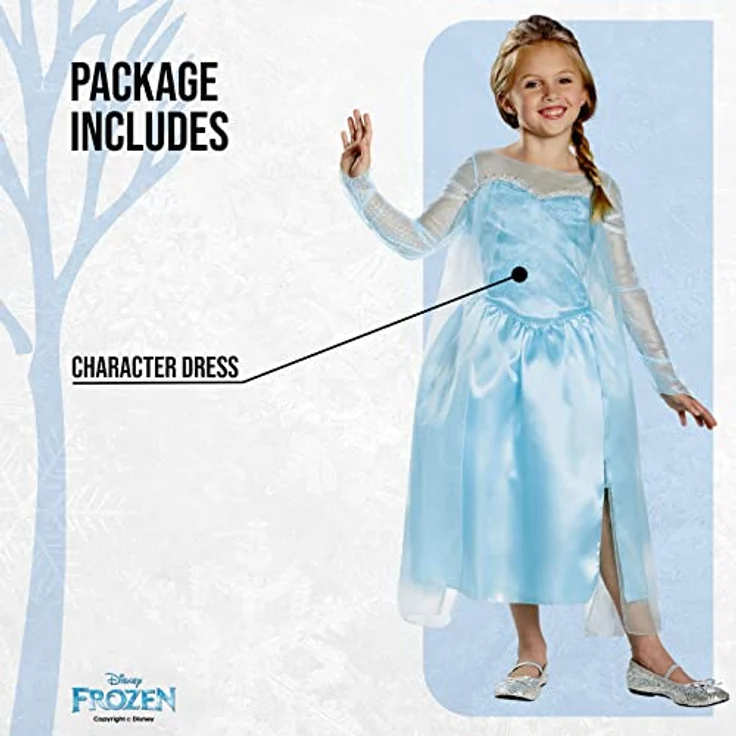 Disney Frozen DISK129879 Frozen ELSA Nicht zutreffend, Blau, XS – Bild 3
