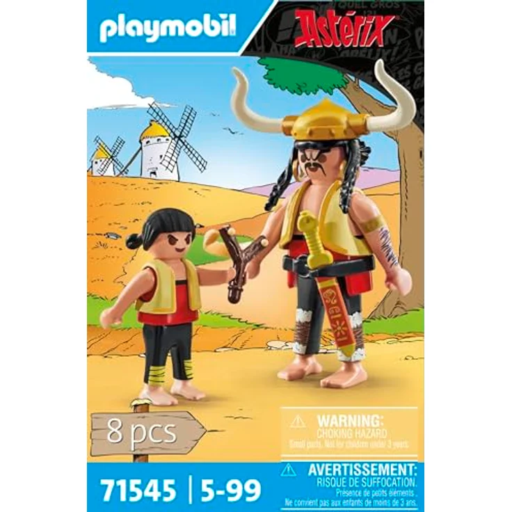 Playmobil® Konstruktions-Spielset Costa y Bravo und Pepe (71545), Asterix, (8 St), Made in Europe - Preisvergleich – Bild 4