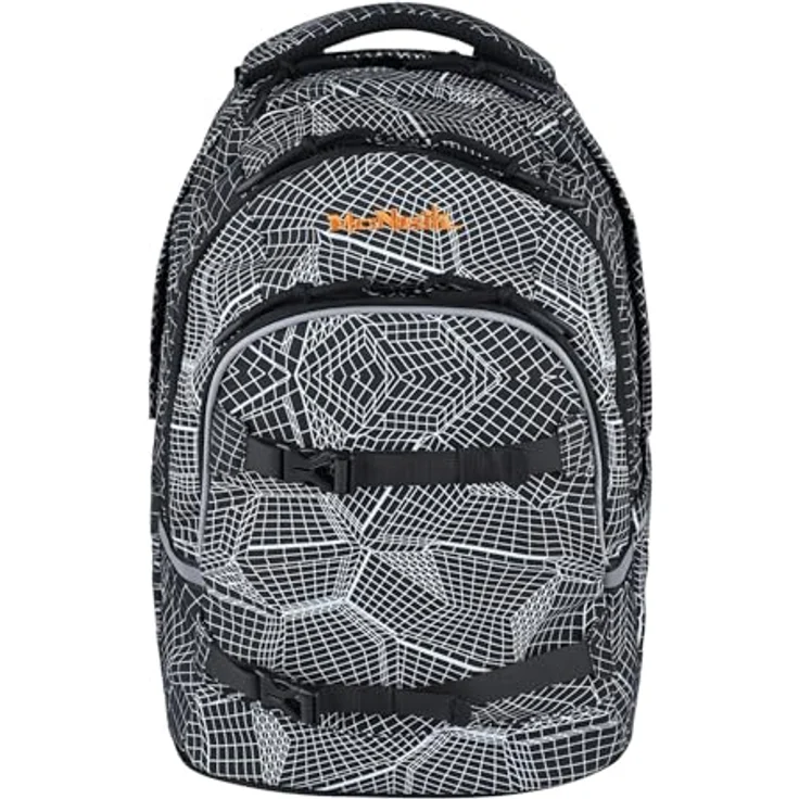 McNeill Schulranzen Milo (2-tlg), Polyester, ergonomisch, 27 l Volumen, Farbe render – Bild 2