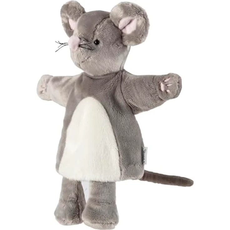 Sterntaler Handpuppe Maus, weiches Spielzeug für Kasperle Theater, zum Geschichten erzählen und erstes Rollenspiel, für Mädchen und Jungen – Bild 4