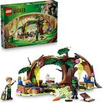 LEGO Wicked Elphabas Versteck 75687, Wald Bauset mit 2 Minifiguren, 2 Tierfiguren und Zubehör, Modellbau Spielset für Kinder ab 7 Jahren
