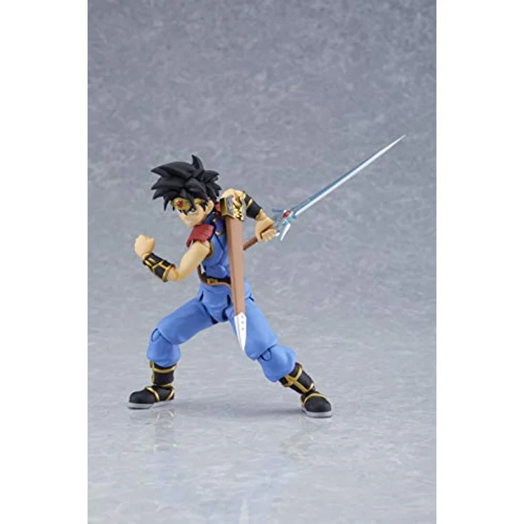 Good Smile Company Dragon Quest ADV of DAI DAI FIGMA AF, Sammelfigur mit 3 Gesichtsplatten, Schwert und Effekt-Teil – Bild 5