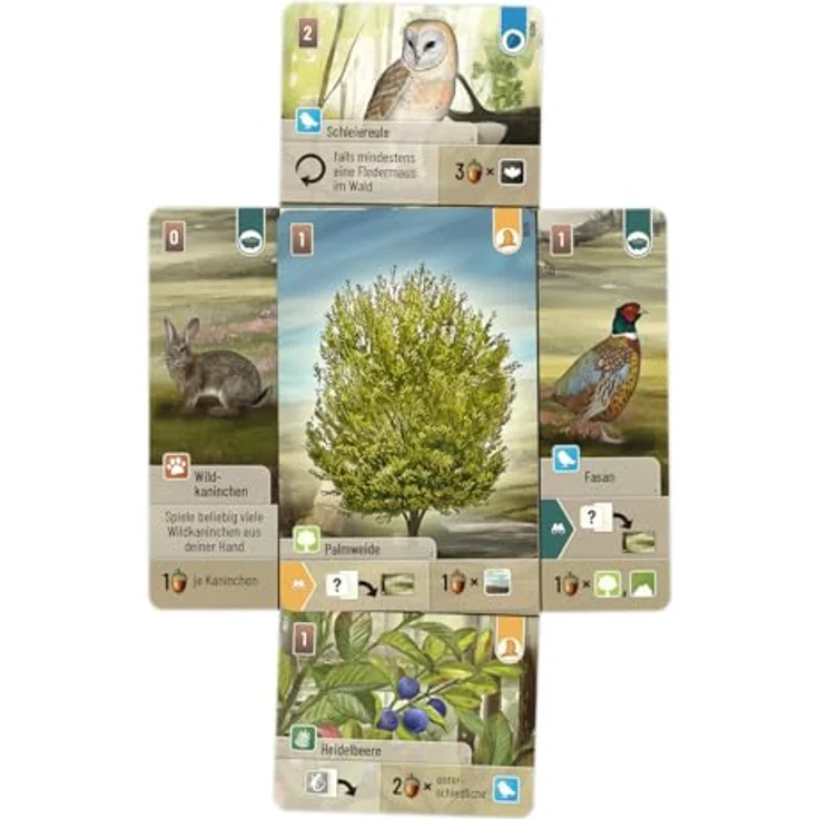 Lookout Mischwald: Dartmoor, Kartenspiel für 2-5 Spieler, Grundspiel mit strategischem Set-Collection und Geländekarten, Deutsch, ab 10 Jahren, 60 Minuten Spielzeit – Bild 3