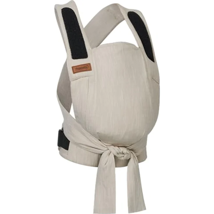 Hoppediz Bondolino b.pure, Komforttrage ab Geburt (3 - 20 kg), Bauchtrage, Rückentrage & Hüfttrage, schadstoffgeprüfte Baumwolle – Bild 1