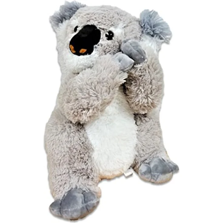 Geschenkestadl Koala Bär Teddy, 40 cm kuschelweicher Plüsch Teddybär in Grau, waschbar bei 30°C – Bild 4