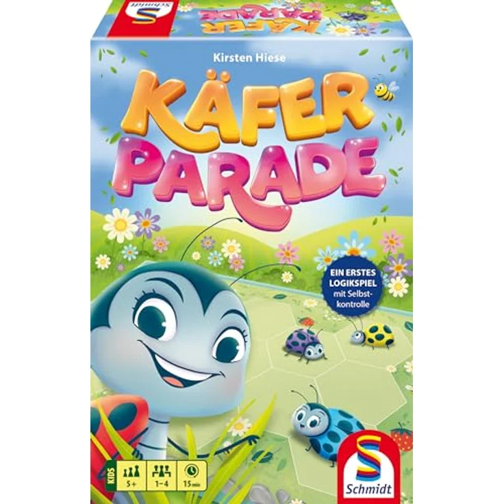 Schmidt Käferparade, Kinderspiel mit Aufgabenkarten in zwei Schwierigkeitsgraden, Mehrfarbig – Bild 1
