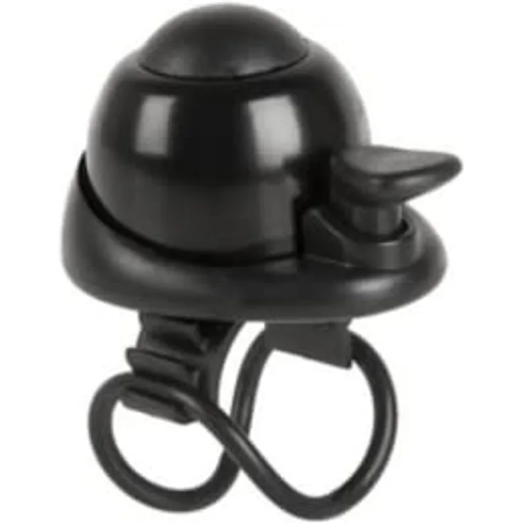 M-Wave Unisex-Adult Bella Dome Mini-Glocke, Schwarz, Ø 34 mm