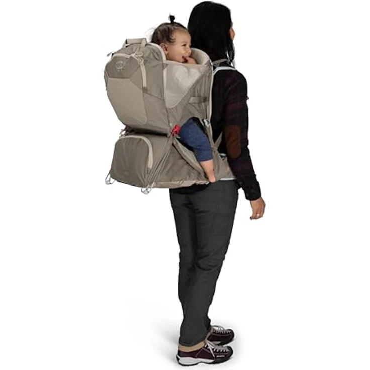 Osprey Poco LT, Babytrage für Outdoor-Aktivitäten, max. Traggewicht 22 kg, grau – Bild 12