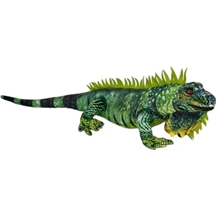 Generic Coppenrath 21964 - Die Spiegelburg - Nature Zoom Wild - Plüschfigur, Grüner Leguan, ca. 88 cm lang, hergestellt aus 100% Polyesterfüllung