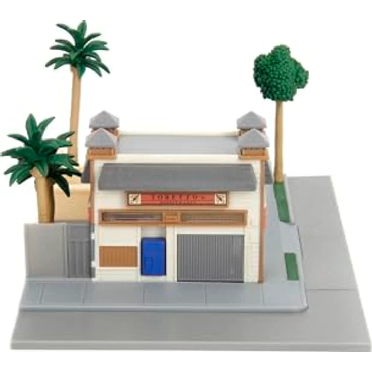 Jada Toys Fast and Furious Toretto's Market & Cafe, Nano-Diorama 18x13 cm inkl. 2 Metall-Modellautos (Mitsubishi Eclipse grün & Ford F-150 SVT Lightning rot) für Fanartikel ab 8 Jahren – Bild 2