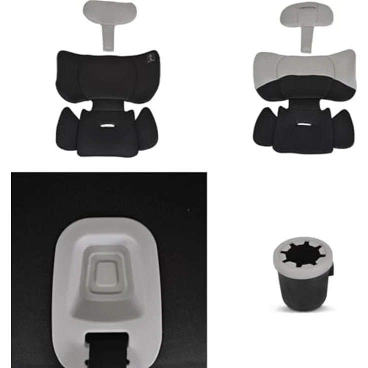 Cangaroo Force i-Size 76-150, Reboarder Kindersitz mit Isofix, SPS-Seitenschutzsystem und verstellbarer Kopfstütze, schwarz – Bild 6