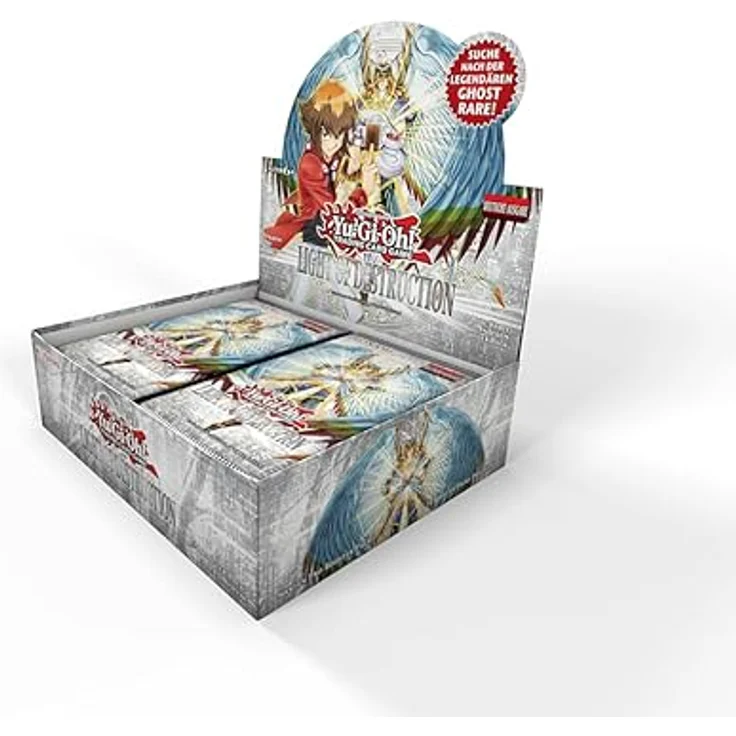 Yu-Gi-Oh! TRADING CARD GAME Light of Destruction Booster – Unlimited-Deutsche Ausgabe, Sammelkarten mit legendären Karten wie Gladiatorungeheuer Gyzarus und Heldenexplosion – Bild 2