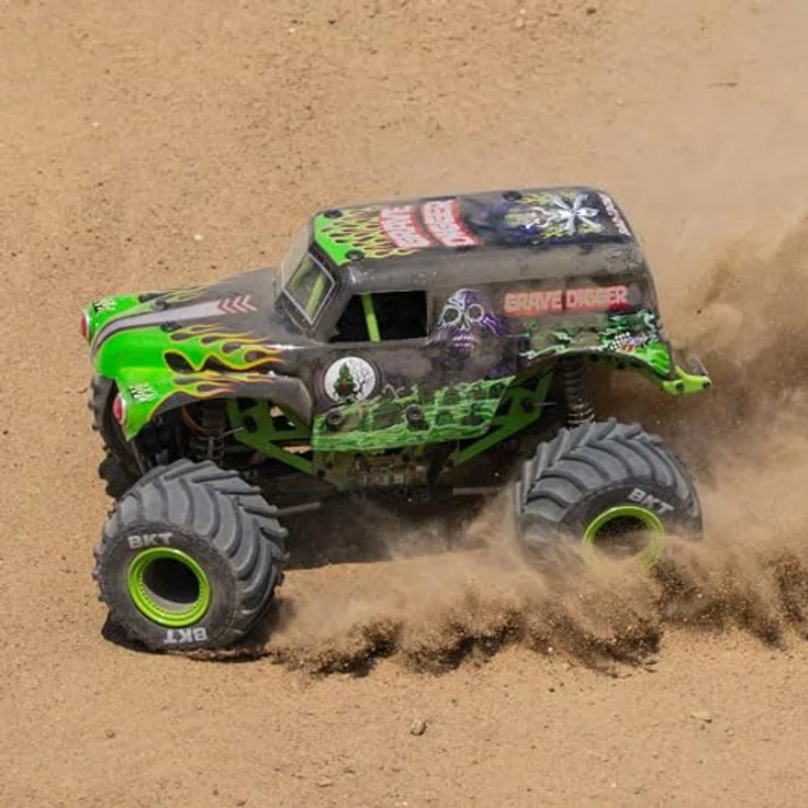 Losi Mini LMT 4WD-Monstertruck, ferngesteuertes Auto mit offiziell lizenzierten Stellen, 2er Pack – Bild 6