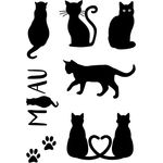 Clear Stamps "Katzen"