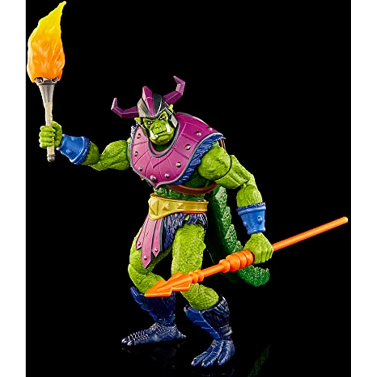 Masters of the Universe Masterverse Actionfigur in Übergröße New Eternia Whiplash, 20 cm, 30 Bewegungspunkte, Battle-Zubehörteile, HLB68 – Bild 5