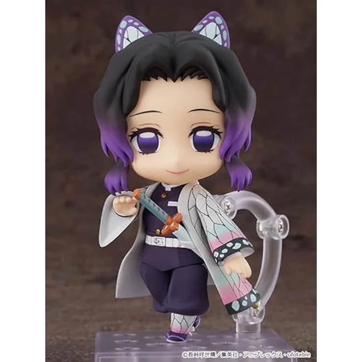 Good Smile Company Kimetsu no Yaiba: Demon Slayer Nendoroid Actionfigur Shinobu Kocho, 10 cm, detailreich mit Base – Bild 2