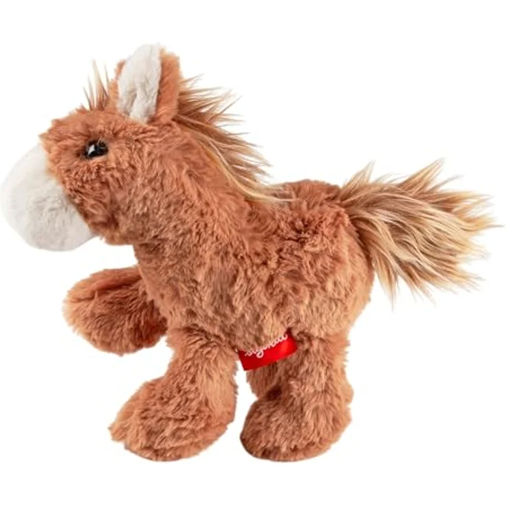 sigikid Flauscherie Kuscheltier Pferd, Plüschspielzeug extra weich, braun, 29 cm für Kinder von 1 bis 8 Jahren – Bild 5