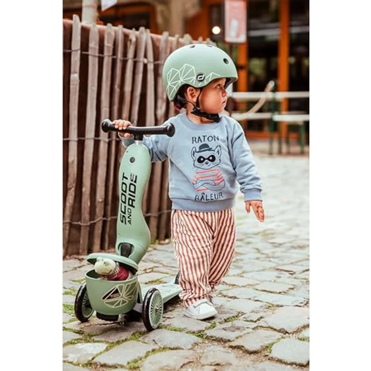 Scoot and Ride HighwayKick 1 Lifestyle, Lauflernhilfe und Kickboard mit integrierter Transportbox, Design by Scoot and Ride aus Österreich – Bild 5