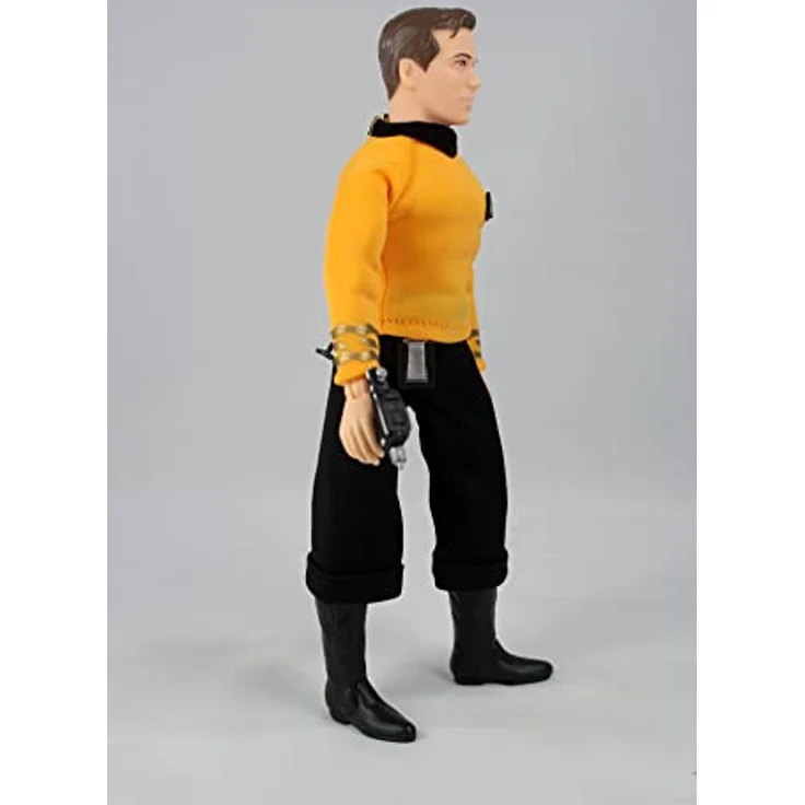 Mego Star Trek Actionfigur Kirk 55th Anniversary, 20 cm, Retro-Stil mit 14 Gelenkpunkten, Mehrfarbig, 62894 – Bild 4