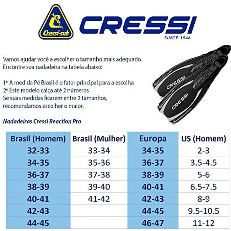 Cressi Reaction Pro, Flossen für Taucher, (38 - 39), patentierte Technologie für progressive Flexibilität – Bild 4