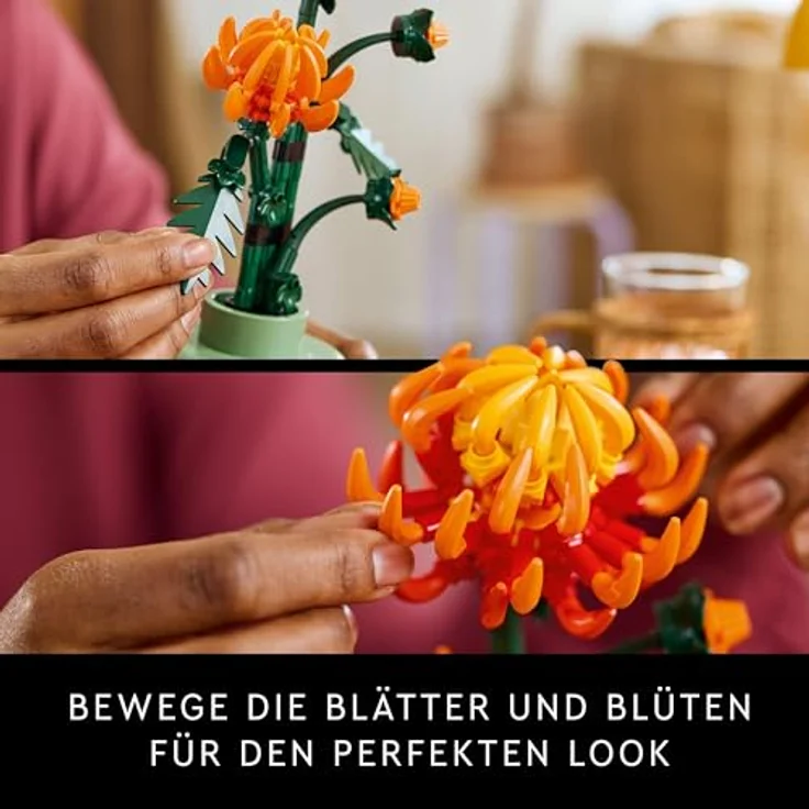 LEGO® Konstruktionsspielsteine Chrysantheme (10368), LEGO Botanicals, (278 St), Made in Europe - Preisvergleich – Bild 5