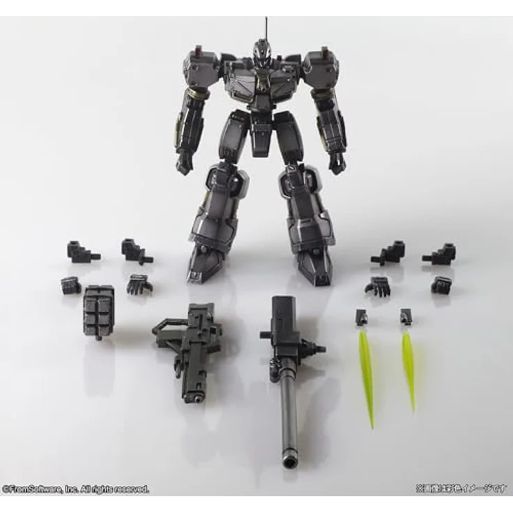 SquareEnix Armored Core Structure Arts Plastic Model Kits 4er-Pack Series 1, 4 detailreiche Mecha-Bausätze mit Artikulationspunkten und austauschbaren Teilen, 9-11 cm groß – Bild 6