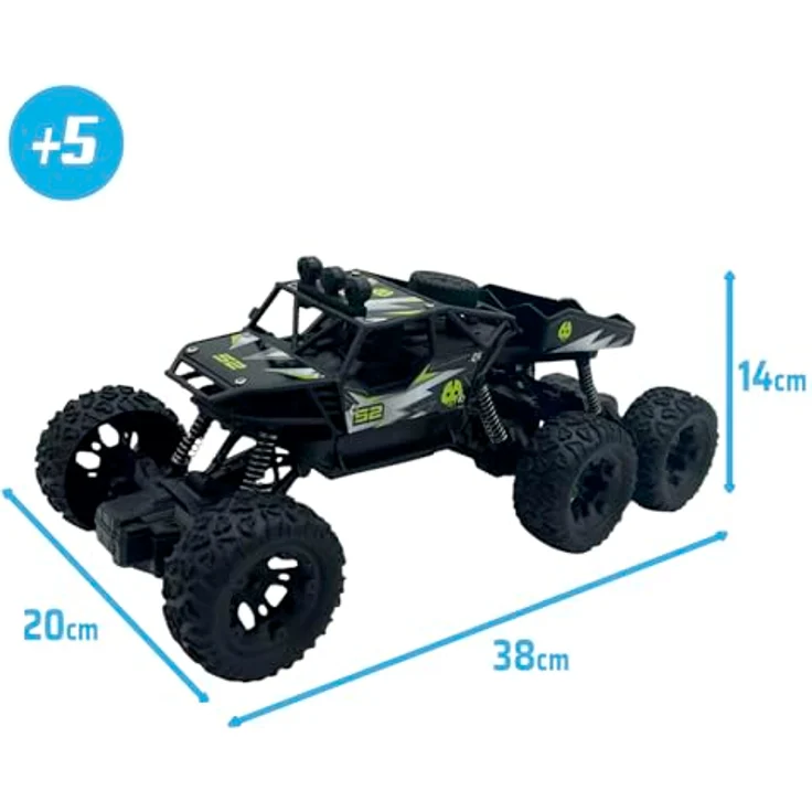 Bizak Cyclon 65430052, 2-in-1 Luftfahrzeug mit automatischem Start und Manövrieren, LED-Lichtern, wiederaufladbar, ab 5 Jahren – Bild 2