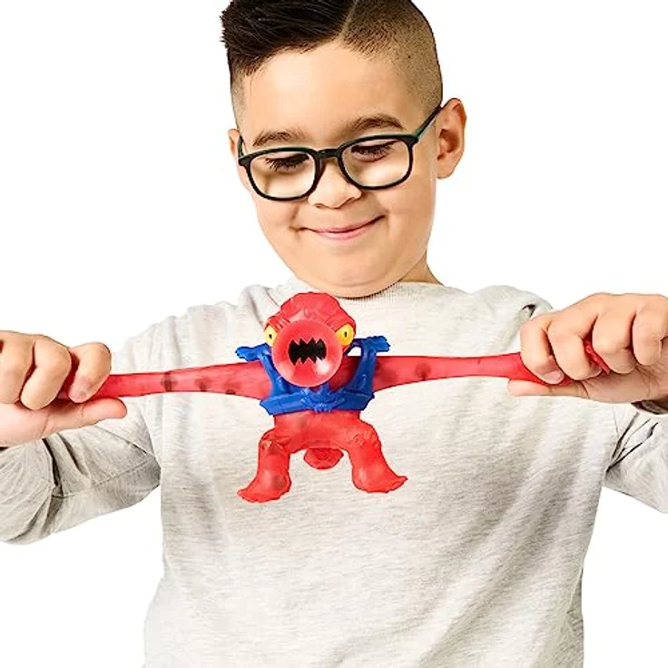 Heroes of Goo Jit Zu Deep GOO Sea Helden-Packung mit Squidor. Super Stretchy und Dehnbare Actionfigur mit besonderer Schleimfüllung und Saugnapf – Bild 5