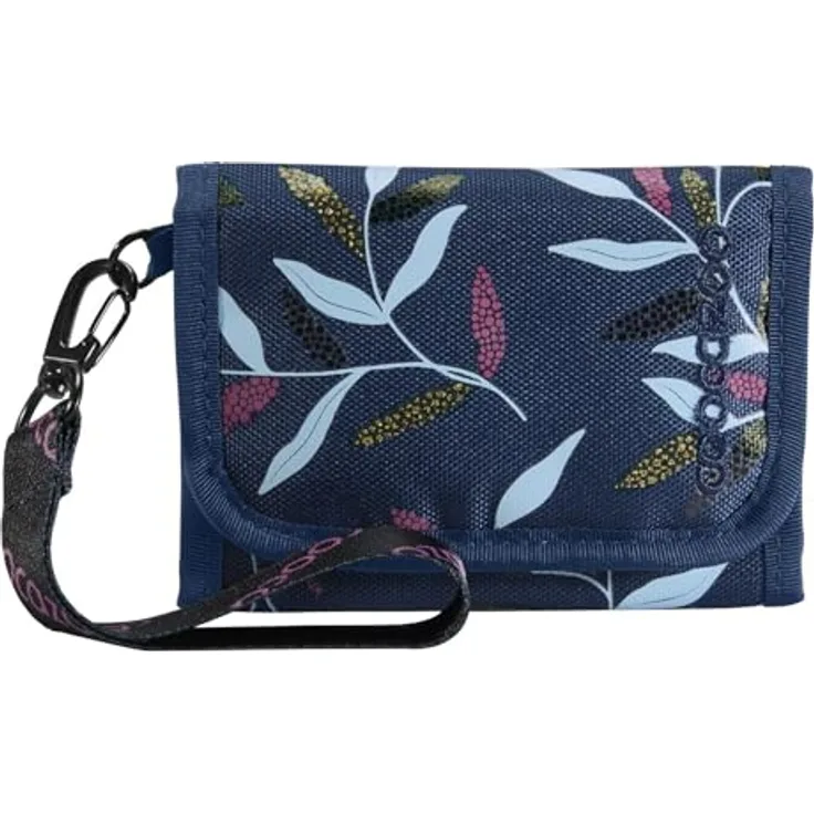 Coocazoo Geldbörse „Boho Glam” blau, Portemonnaie mit Sichtfenster innen & außen, Münzfach & Kartenfächern, Klettverschluss, ab der 3. Klasse