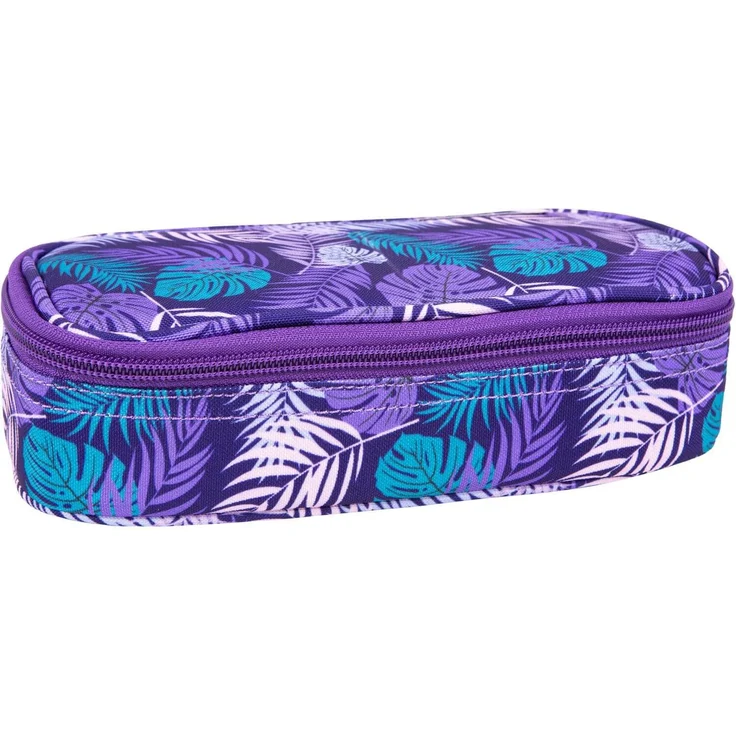 McNeill Federmäppchen Etui Box CAMPUS DSCHUNGEL, Polyester, Reißverschluss mit Zipper, zusätzliches Innenfach, integrierte Stiftehalterung – Bild 1