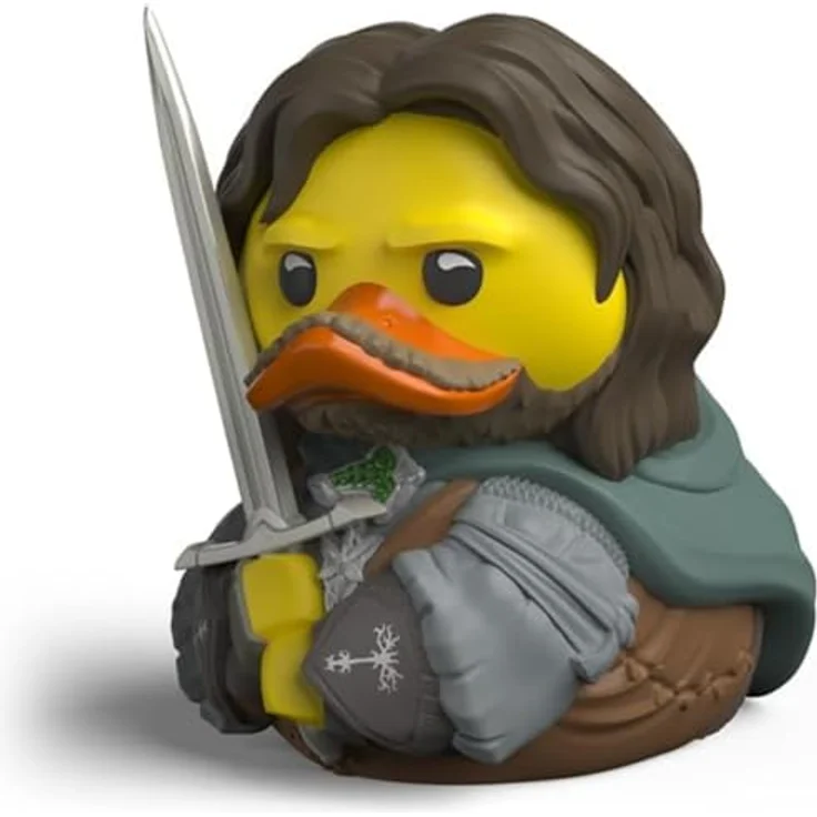 TUBBZ Box-Ausgabe Aragorn, Sammler-Vinyl-Gummiente Figur, 9 cm groß, Offizielles Der Herr der Ringe Merchandise – Bild 1