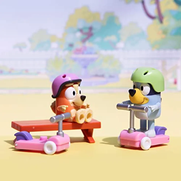 Bluey und Fahrzeug: Figuren (6,3–7,6 cm) mit beweglichen Gelenken, 2er-Pack – Bild 7