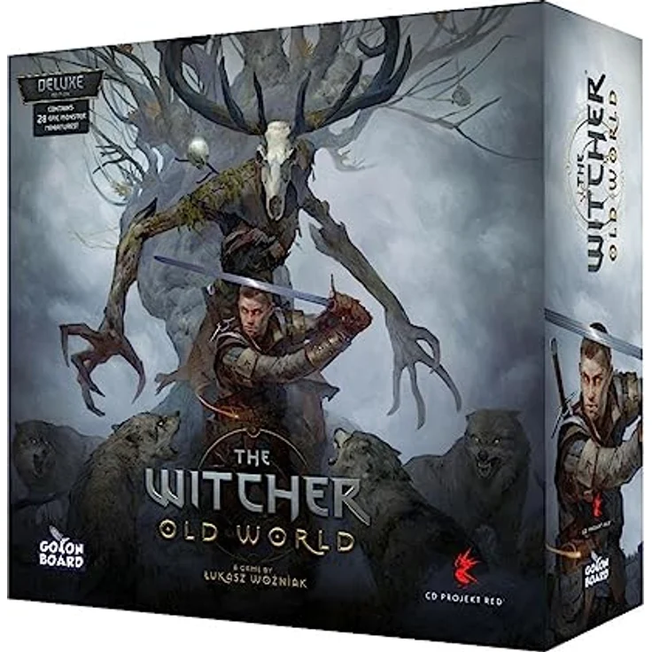 Go On Board The Witcher: Old World - Deluxe Edition - Brettspiel mit 28 Monster Miniaturen, 1-5 Spieler, ab 14 Jahren – Bild 1