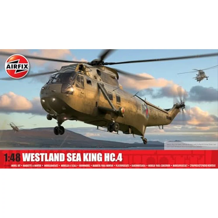 Airfix A11008 Westland Sea King HC.4, Modellflugzeug im Maßstab 1:48, 289 Teile, Skilllevel 4 – Bild 2