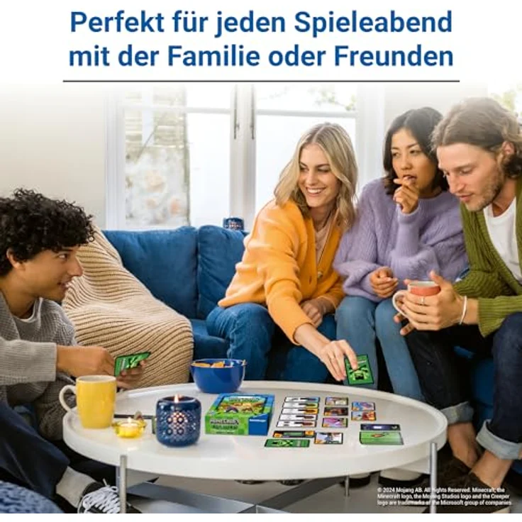 RAVENSBURGER Minecraft Explorers Kartenspiel, kooperatives Kartenspiel mit strategischen Aktionen und Monsterkonfrontationen, mehrfarbig – Bild 5
