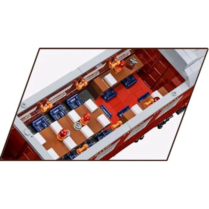 COBI Compiègne Wagon (22 June 1940), Modelleisenbahn-Wagen aus Bausteinen made in EU. – Bild 5