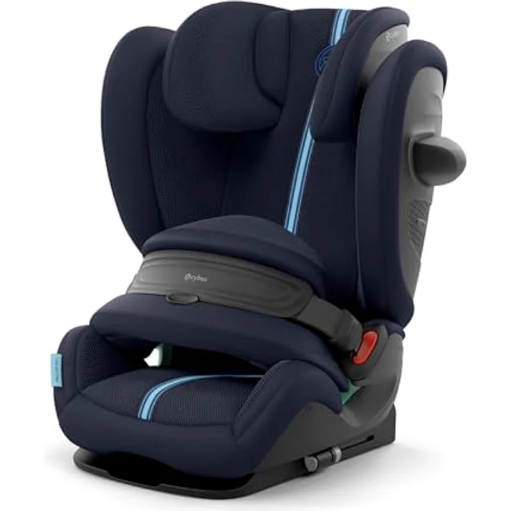 Cybex Pallas G2 Plus, Kindersitz für 9 Monate - 12 Jahre mit Fangkörper, Ocean Blue – Bild 1