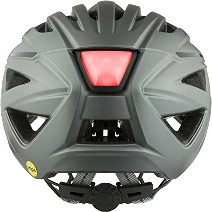 ALPINA GENT MIPS - Reflektierender, Optimal Sichtbarer & Sicherer MIPS Fahrradhelm Mit Fliegennetz Für Erwachsene, dark-silver matt, 55-59 cm – Bild 4