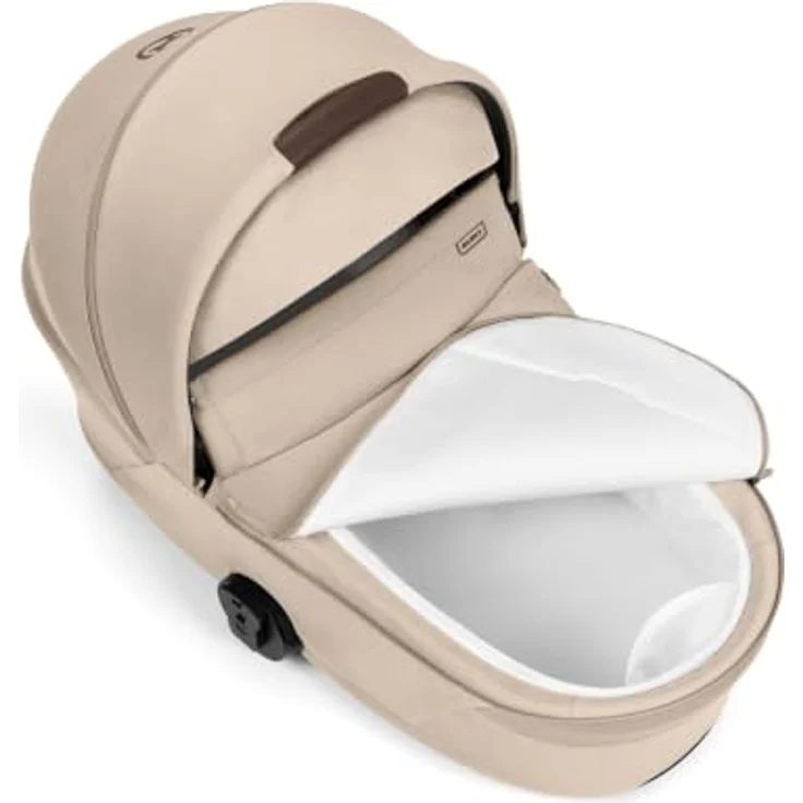 Cybex Balios S Lux Kinderwagen mit faltbarer Babywanne, komfortabel und kompakt, Almond Beige – Bild 7