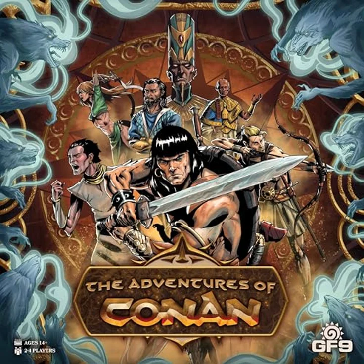Gale Force Nine The Adventures of Conan, Brettspiel mit unschlagbarem Design und erstaunlichen Details