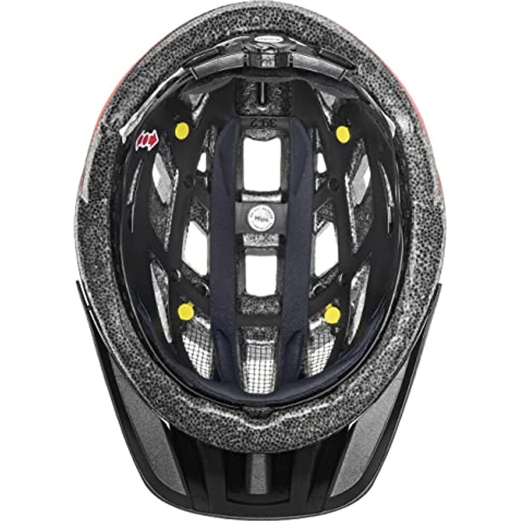 uvex i-vo cc MIPS - leichter Allround-Helm für Damen und Herren - MIPS-Sysytem - individuelle Größenanpassung - black-red - 52-57 cm – Bild 4