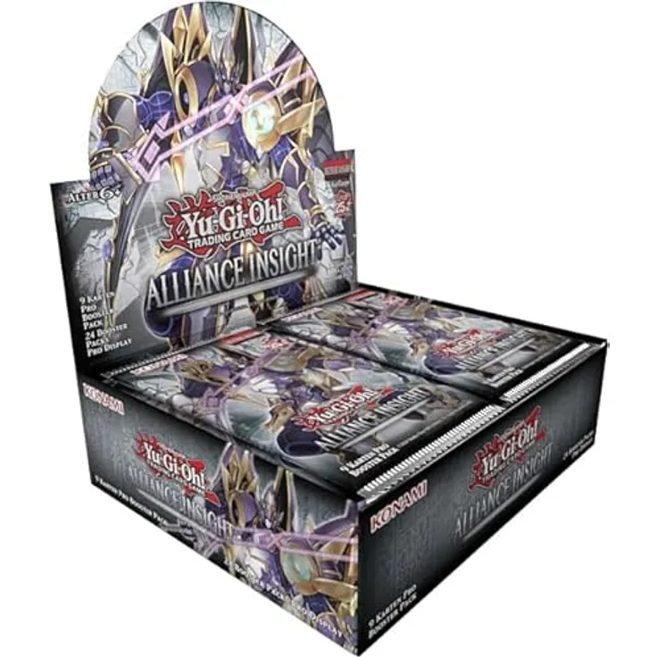 Konami Yu-Gi-Oh Alliance Insight Booster Display (DE) mit 101 neuen Karten, inkl. letzter Quarter Century Secret Rare