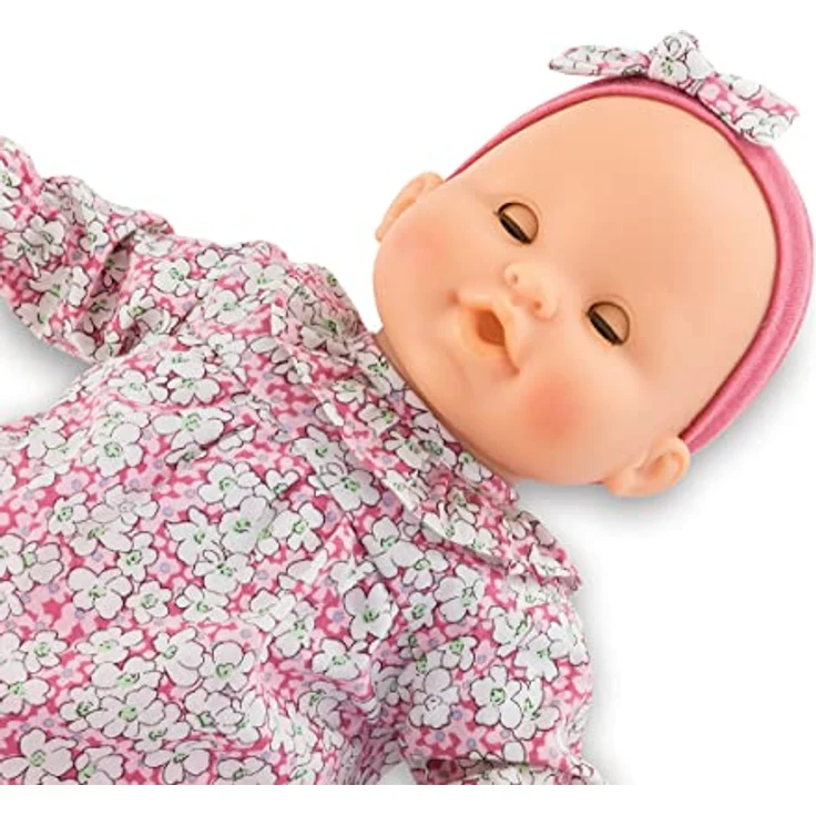 Corolle 9000130310 - Mon Grand Poupon Louise, Weichkörperpuppe, Schlafaugen, kann sitzen und Daumenlutschen, Vanilleduft, 36cm, ab 2 Jahren – Bild 5
