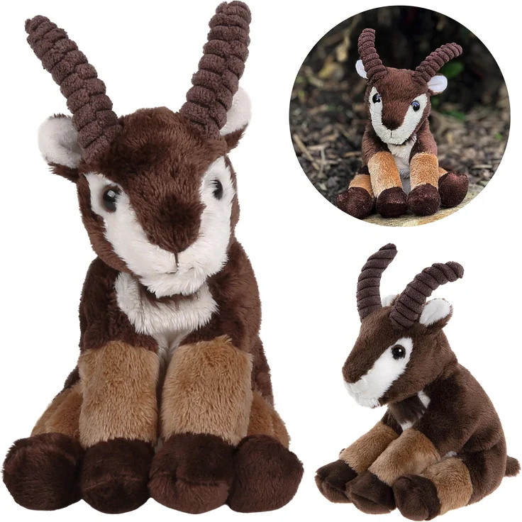 Charlie Bears Cuddle Cubs Bergziegen-Maskottchen, 13 cm, weicher Plüsch, ideal für Babys