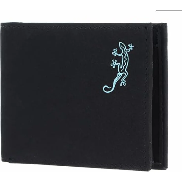Oxmox Geldbörse New Cryptan RFID Protect Pocketbörse Lizard Print Cyan Black, Kinderportemonnaie mit strapazierfähigem Design – Bild 1