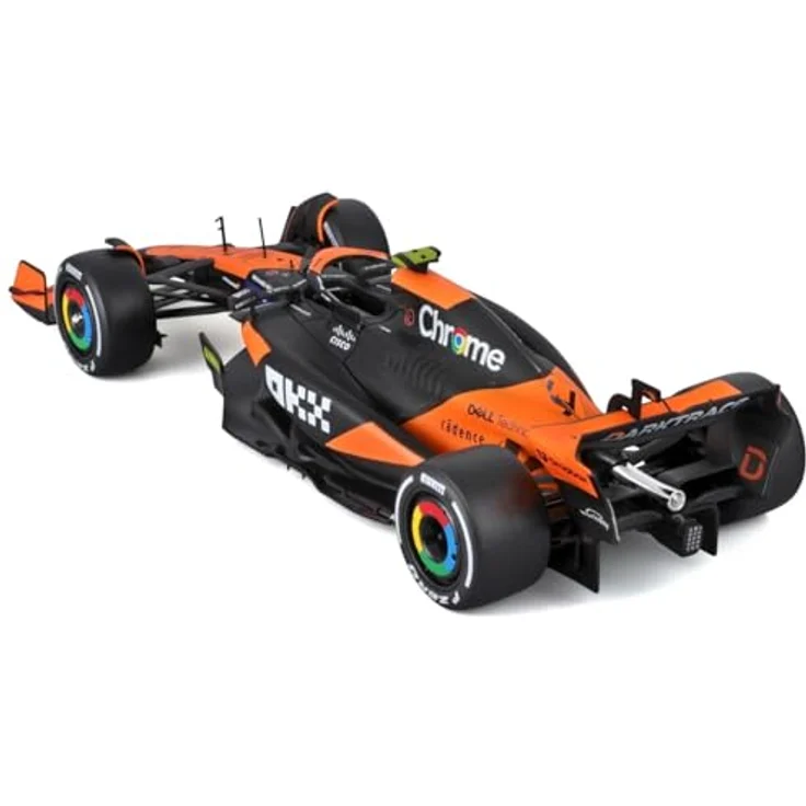 Bburago F1 McLaren MCL38 2024, Diecast-Modellauto im Maßstab 1:24 mit Fahrerfigur Norris, offizielle McLaren-Farben, für Sammler ab 14 Jahren – Bild 4