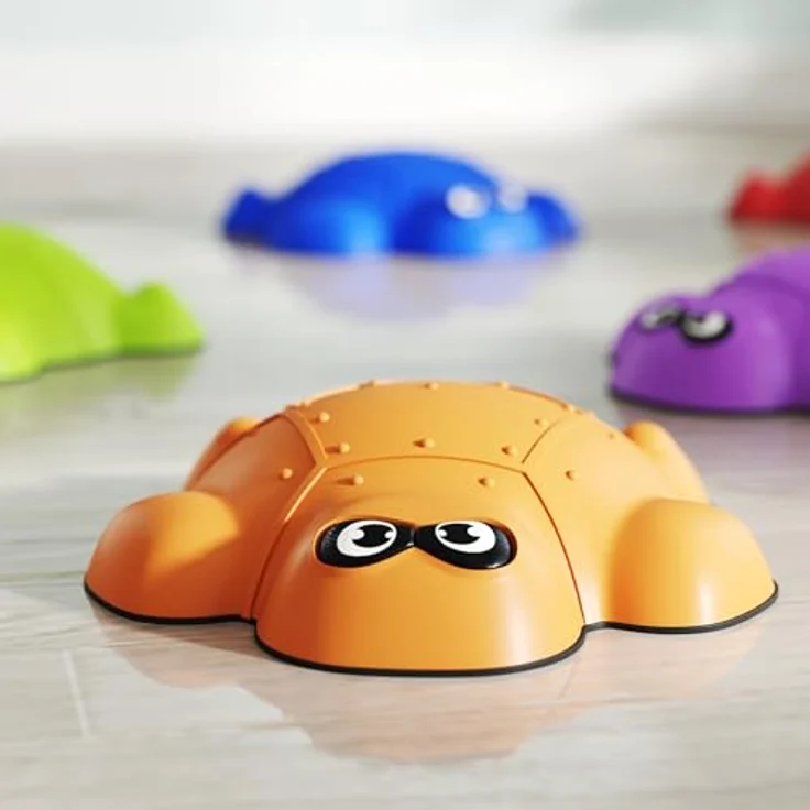 AIYAPLAY Flusssteine Stapelspielzeug, 9-tlg. Schildkrötenform, rutschfest & belastbar bis 80 kg, mehrfarbig – Bild 6