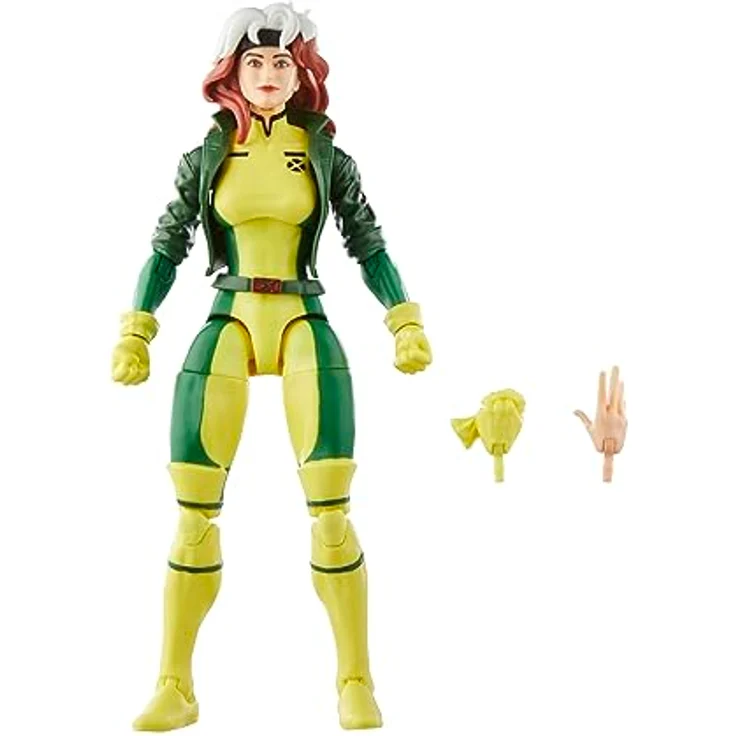 Hasbro Marvel Legends Series Marvel's Rogue, X-Men '97 Action-Figur, 15 cm mit austauschbaren Händen und beweglichen Gliedmaßen – Bild 1
