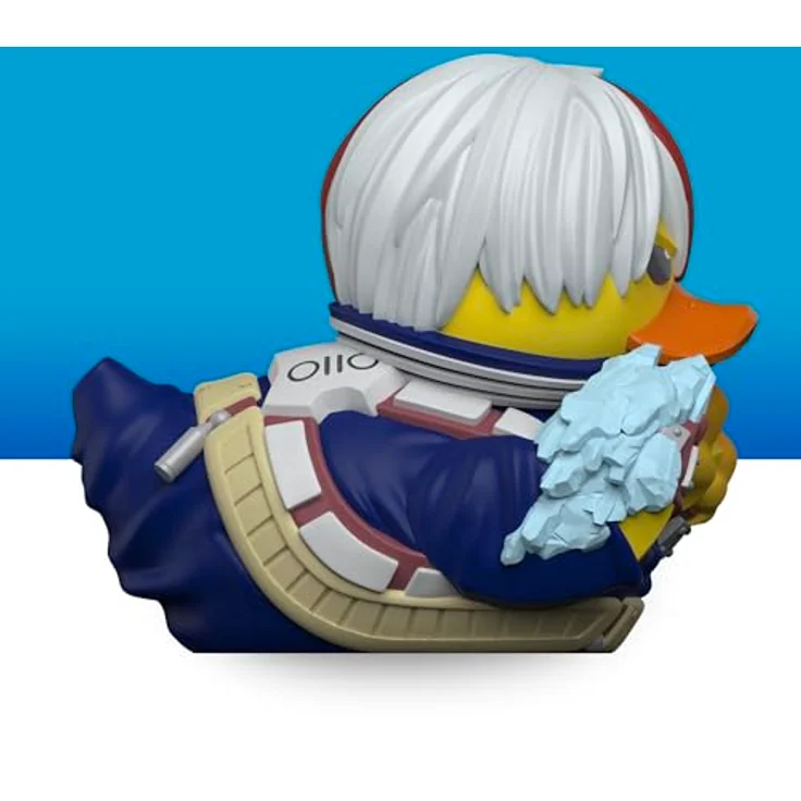 TUBBZ Erstausgabe: My Hero Academia - Shoto Todoroki, Cosplaying-Gummiente Vinylfigur, 9 cm groß, in Verpackung mit MHA-Logo – Bild 5